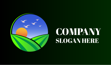 Logo Classico Per Paesaggistica Naturale