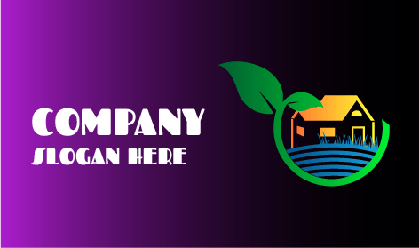 Logo D'aménagement Paysager Extérieur De La Maison