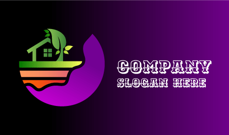 Logo Lansekap Taman Berdaun