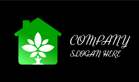 Logotipo De Leaf Sprouts Landscaping