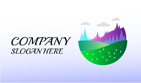 Logotipo De Paisajismo Verde Exuberante