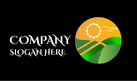 Logo Lansekap Hijau Alami