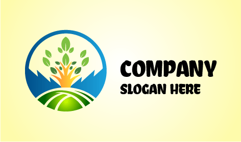 Logotipo De Paisajismo Natural Agradable