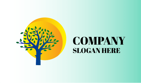 Logotipo De Paisajismo Arbóreo Premium