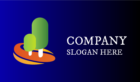 Logotipo De Jardinería Con Dosel Recortado