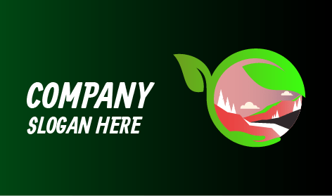 Tropikal Manzara Peyzaj Logosu