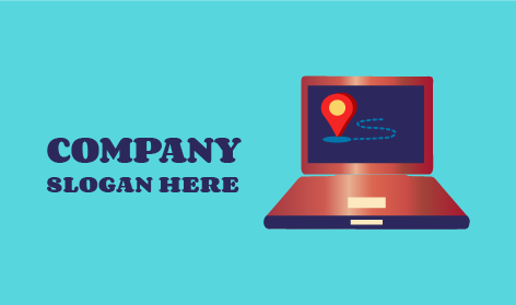 Logotipo Indicador De Localização Do Portátil