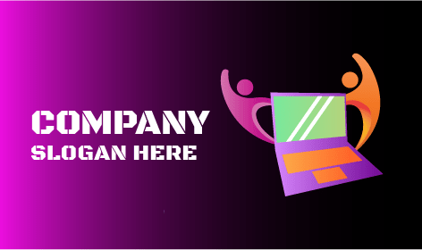 Logotipo De Laptop Infantil Brincalhão