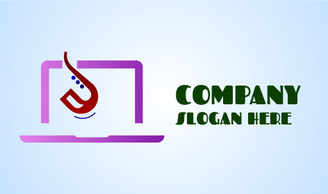 Logotipo Do Portátil Trompete Vermelho