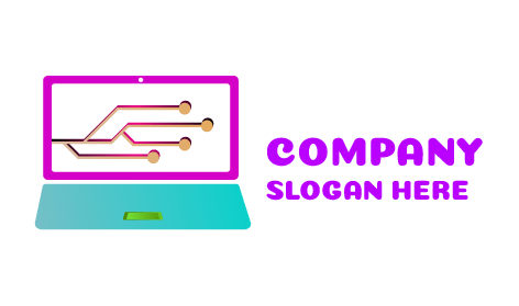 Revolutionary Technology Laptop Logo