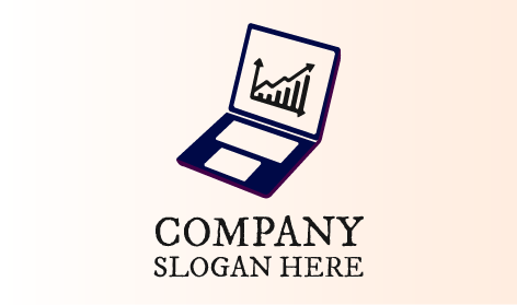 Sales Dashboard Laptop Logo