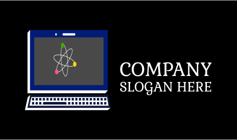 Scientific Research Laptop Logo