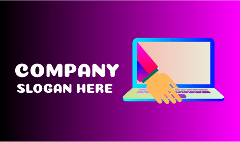 Virtual Networking Laptop Logo