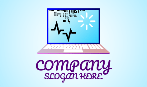 Window Loading Lifeline Laptop Logo