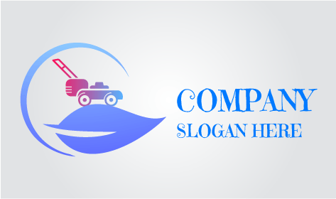 Floating Leaf Lawn Logo