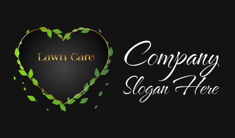 Kalp Çim Logo Yaprakları