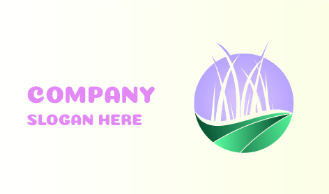 Logo Halaman Rumput Lanskap