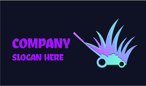 Riding Mower Lawn Logo