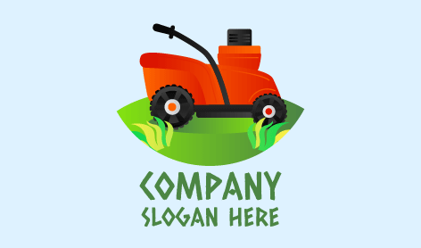 Küçük İtmeli Çim Biçme Makinesi Logosu