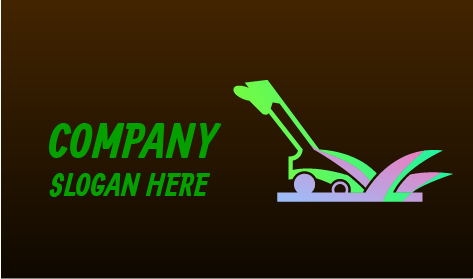 Vibrant Mower Lawn Logo