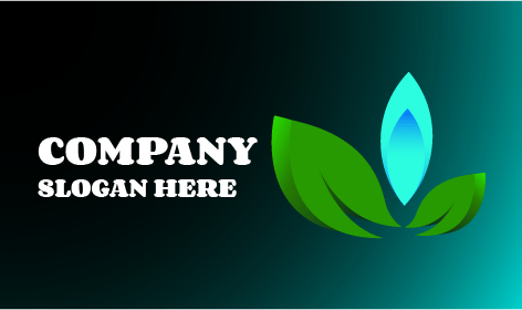 Kalın Yeşil Yaprak Logosu