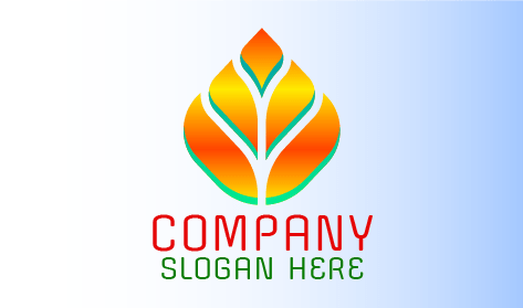 Geometric Leaf Logo
