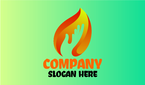 Logo De Feuille D'or Fondante