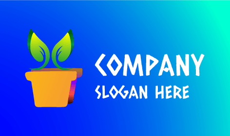 Logo Pot Daun Tanaman
