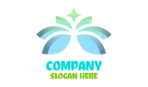 Seegrünes Sternblatt Logo