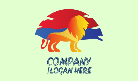 Golden Lion Vibrant Logo