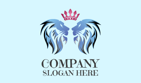 Light Blue Lion King Logo