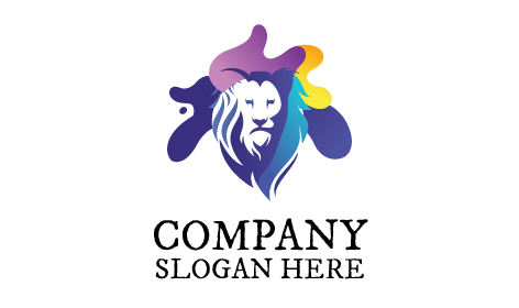 Majestic Lion Mascot Logo