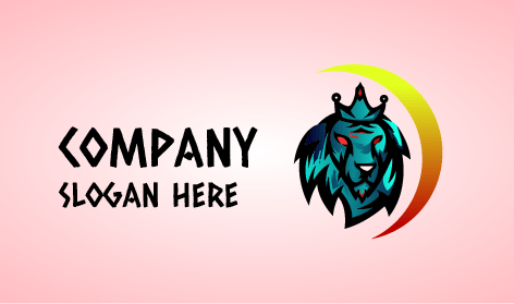 Red Crown Jewel Lion Logo