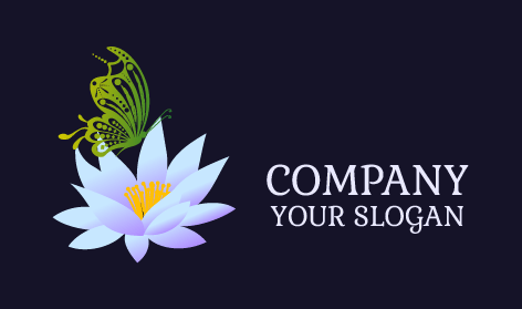 Butterfly Nectar White Lotus Logo