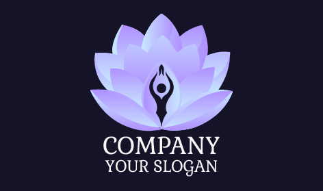 Crystal Blue Lotus Yoga Logo