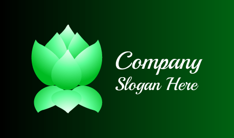 Dinamik Yeşil Lotus Logosu