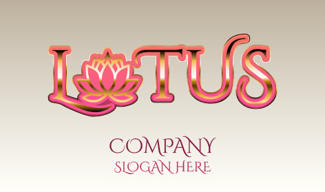Elit Altın Lotus Logosu