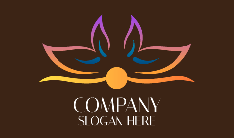 Logo Bunga Teratai Mewah