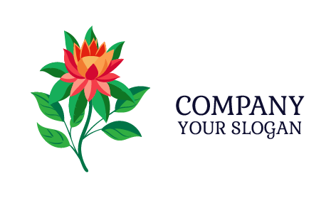 Premium Red Lotus Logo