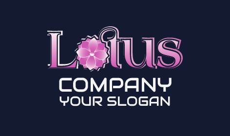 Purple Lotus Wordmark Logo