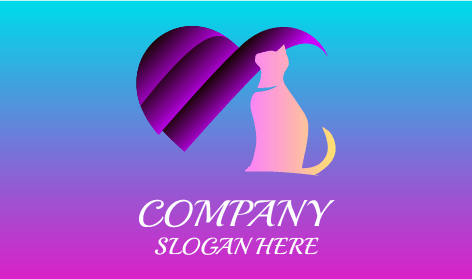 Logo Kucing Jatuh Cinta