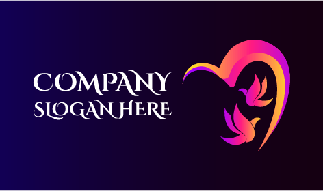 Flying Birds Love Logo