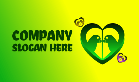 Graceful Lovebirds Logo