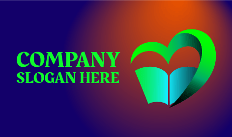 Kalp şeklinde Aşk Kitabı Logosu