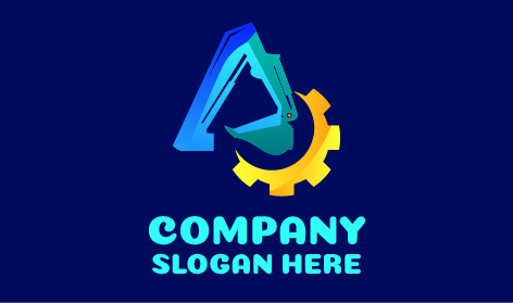 Logo Blue Excavator Maintenance