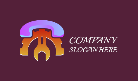 Logo Pemeliharaan Jaringan Telepon