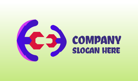 Logótipo De Manutenção De Rodas Roxas