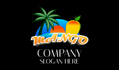 Cool Beach Mango Logo