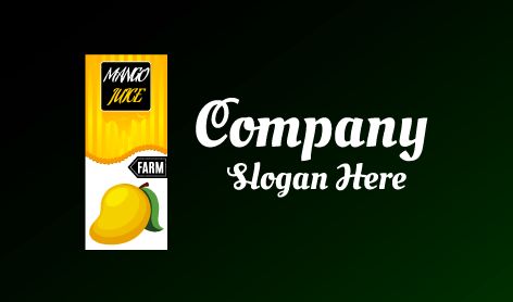 Logo Jus Mangga Spesial Musim Panas