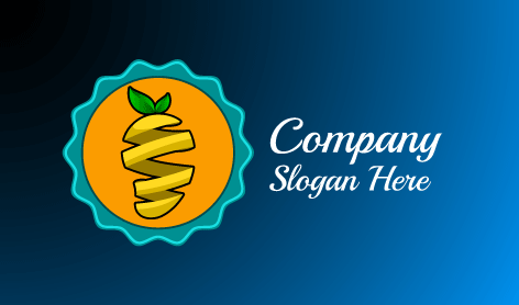 Yellow Spiral Mango Logo